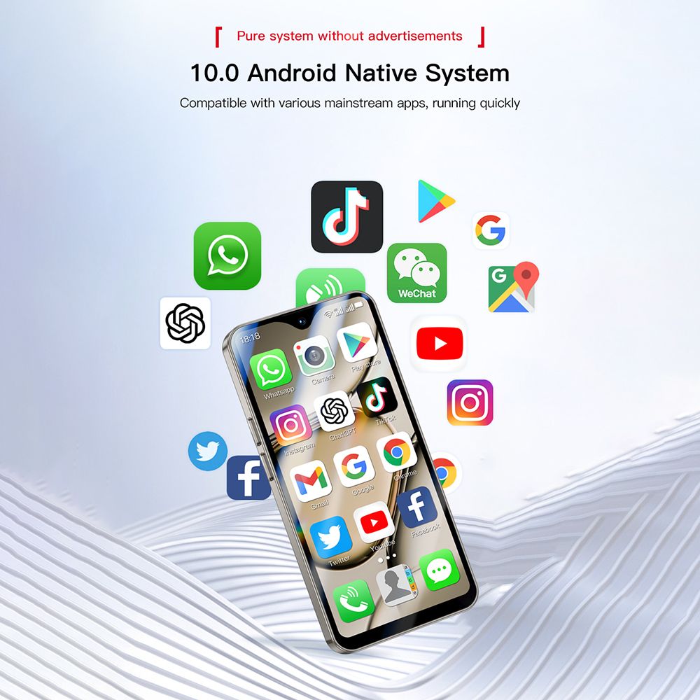 Rainbuvvy XS18 Pro Max 4G Smartphone 4.5 pouces 2GB + 16GB C... - 8