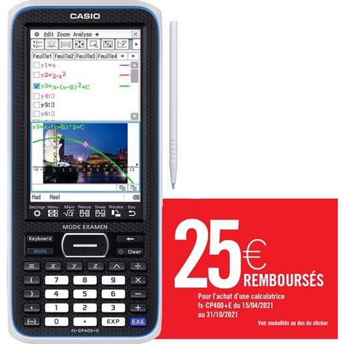 Calculatrice Casio FX CP400+E