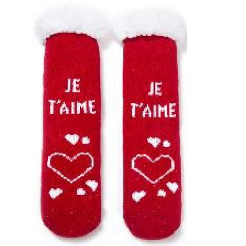 Chaussettes Chausson Anti Derapant I Love Mon Cheri T 40/47