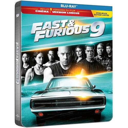 Fast & Furious 9 - Édition Limitée Boîtier Steelbook - Film En Version Cinéma Et Version Longue - Blu-Ray