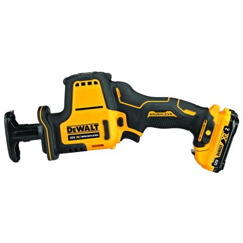 DeWALT Scie sabre compacte sans fil 12 Volt, 2x Batteries - DCS312D2-QW