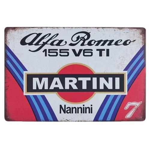 Plaque en Métal Vintage Alfa Romeo