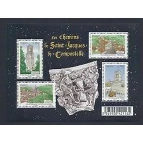 Timbre France 2012 Bloc Neuf ** Yt F N° 4641 Chemin De Saint Jean De Compostelle