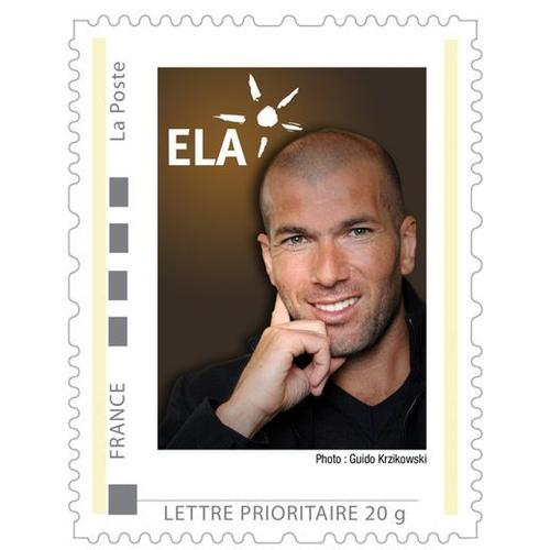 France 2009, Très Beau Timbre Neuf** Luxe Collector Zinedine Zidane, Validité Permanente Lettre Prioritaire, Pour Collection Ou Affranchissement.