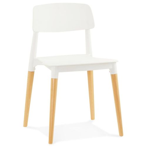Chaise Moderne 'trendy' Blanche Style Scandinave