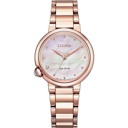 Citizen Montre Ip-Rosé Analogique Femmes Em0912-84y