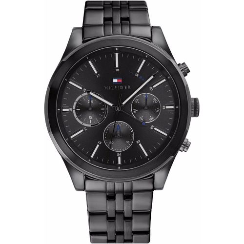 Tommy Hilfiger Montre Noir Multi-Cadrans Hommes Ashton 1791738