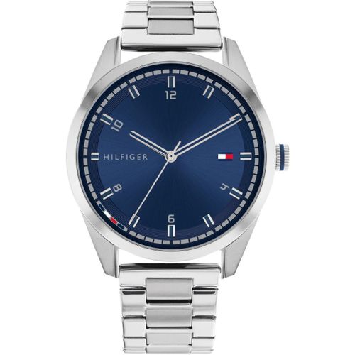 Tommy Hilfiger Montre Argent Analogique Hommes Griffin 1710455