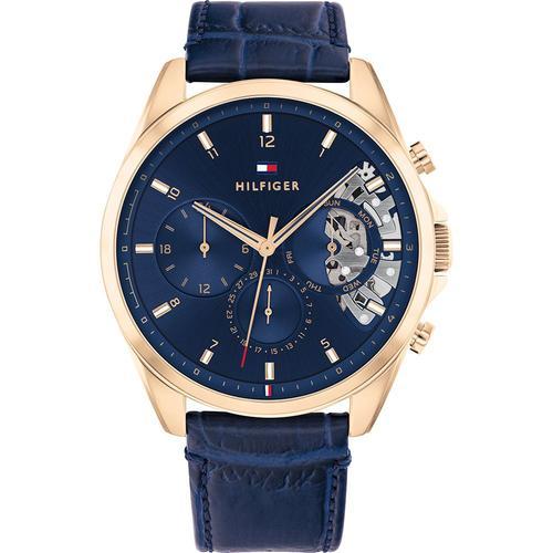 Tommy Hilfiger Montre Bleu Multi-Cadrans Hommes Baker 1710451