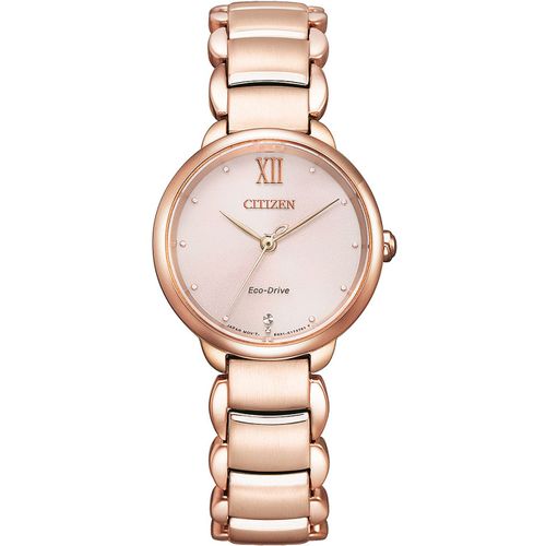 Citizen Montre Ip-Rosé Analogique Femmes Em0922-81x