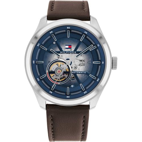 Tommy Hilfiger Montre Marron Analogique Hommes Oliver 1791888