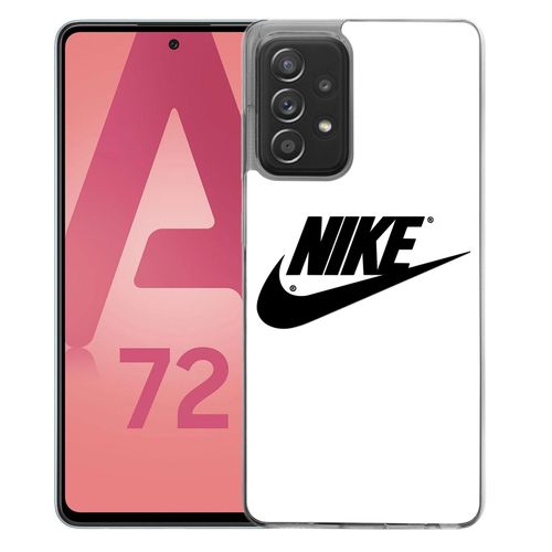 Coque Pour Samsung Galaxy A72 - Nike Logo Blanc