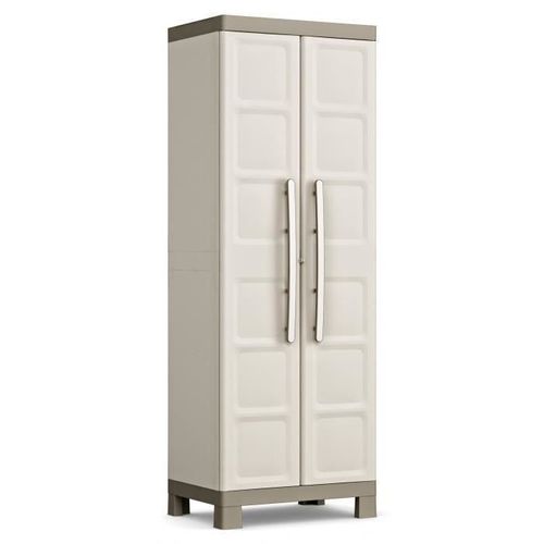 KETER | ARMOIRE UTILITAIRE EXCELLENCE . Sable/Terre. 65 x 45 x 182 cm