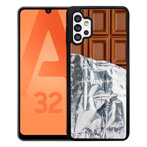 Coque Pour Samsung Galaxy A32 5g - Tablette Chocolat Alu