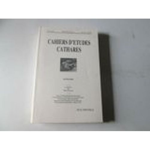 Cahiers D(')Études Cathares N° 145/146 - Printemps/Été 1995 / "La Stèle De Montségur"