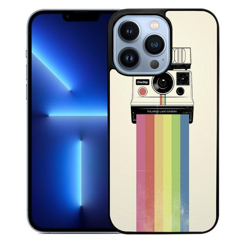 Coque Pour Iphone 13 Pro Max - Polaroid Arc En Ciel Rainbow