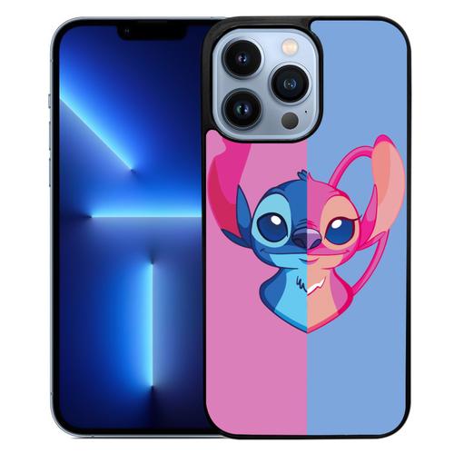 Coque Pour Iphone 13 Pro Max - Stitch Angel Coeur Split