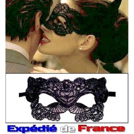 Masque Loup Dentelle Chat Noir Soirée Libertine Coquine Carnaval Vénitien Mascarade Venise Libertin Cosplay Victorien Déguisement Coquin - Cheapatleast