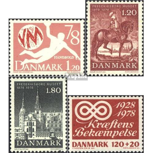 Danemark 655,660-661,672 (Complète Edition) Oblitéré 1978 Timbres Spéciaux