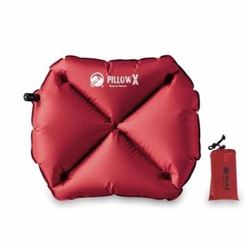 Pillow X Oreiller Gonflable Avec Système De Maintien De La Tête - Rouge
