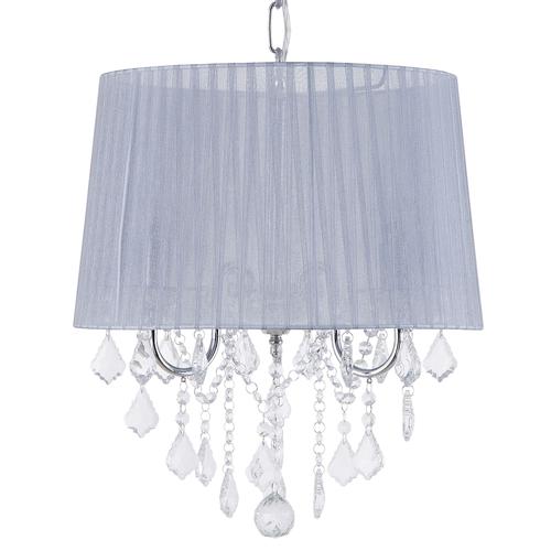 Lustre Avec Abat-Jour Gris Evans