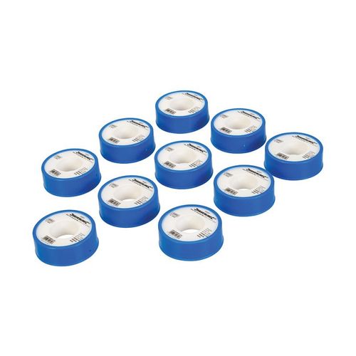 LOT DE 10 RUBANS TEFLON PTFE 12 mm X 12 M