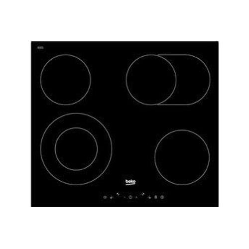 Beko HIC 64403 T - Vitrocéramique - 4 plaques de cuisson - Niche - largeur : 56 cm - profondeur : 49 cm - noir - sans cadre