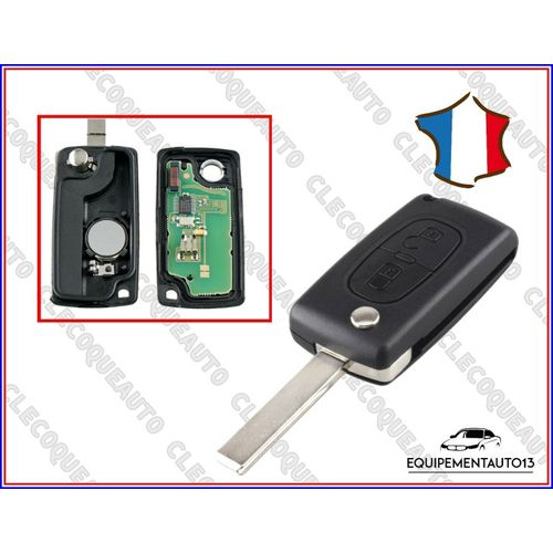 Clé Électronique Vierge Compatible Peugeot 207 307 308 Partner À Programmer