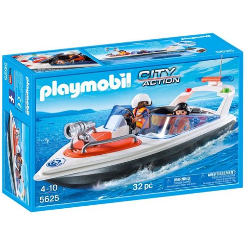 Playmobil City Action 5625 - Bateau De Sauvetage