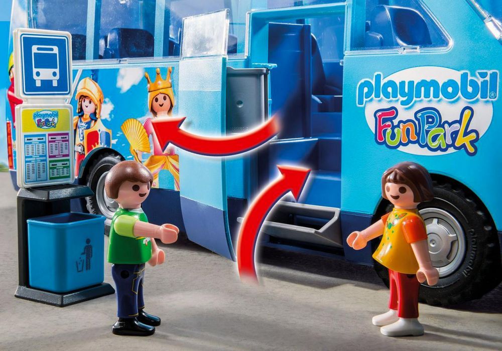 Playmobil City Life 9117 - Bus Funpark - 4