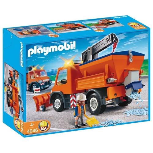 Playmobil City Action 4046 - Chauffeur Avec Camion Chasse-Neige
