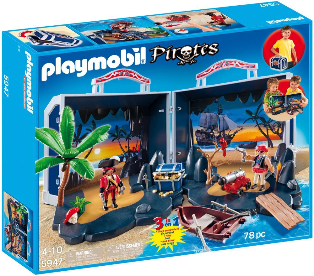 Playmobil Pirates 5947 - Coffre Transportable le Au Trsor De Pirate