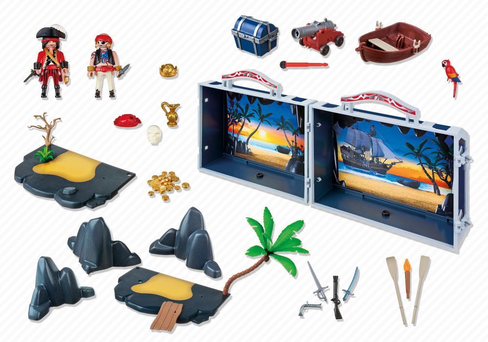 Playmobil Pirates 5947 - Coffre Transportable le Au Trsor De Pirate - 3