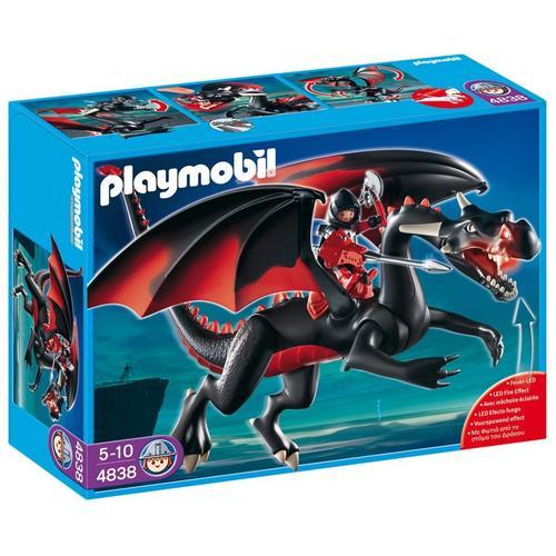 Playmobil Chevalier rouge et noir - Playmobil
