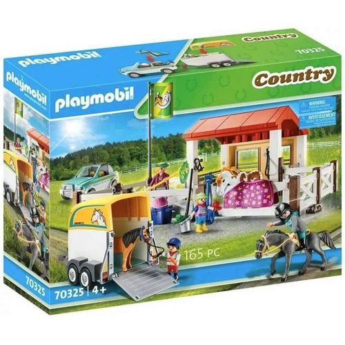 Playmobil Country 70325 - Ferme Équestre Avec Remorque