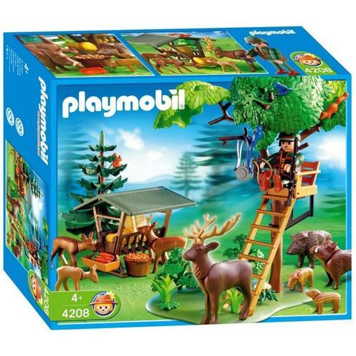 Playmobil Country 4208 - Garde Forestier / Animaux / Poste De Guet