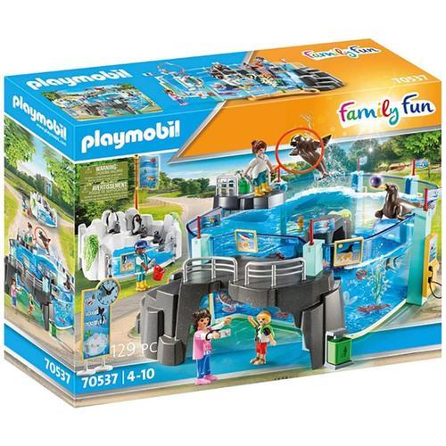 Playmobil Family Fun 70537 - Journée À L'aquarium Et Enclos Pour Pingouins