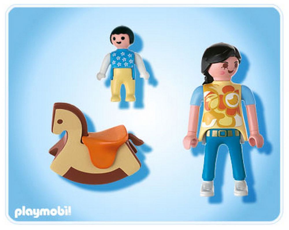 Playmobil Special Plus 4744 - Maman Avec B�b� Sur Cheval � Bascule - 3