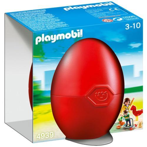 Playmobil Oeufs De Pâques 4939 - Maman Avec Enfant Et Aire De Jeux