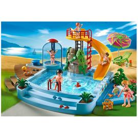 Playmobil Family Fun 4858 Piscine avec toboggan Rakuten