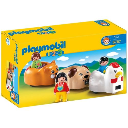 Playmobil 123 6767 - Train Des Animaux