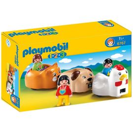 Playmobil 123 6767 - Train Des Animaux
