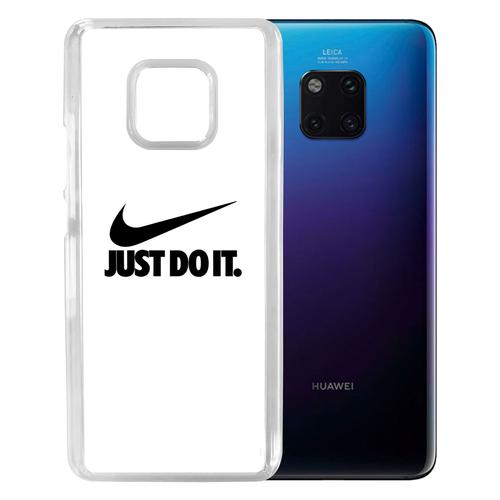 Coque Pour Huawei Mate 20 - Nike Just Do It Blanc