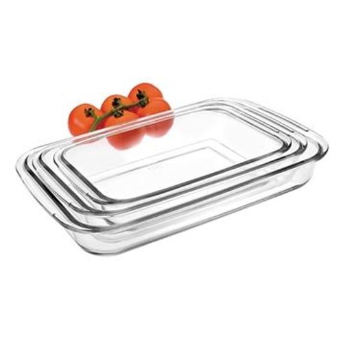 Set De 3 Plats Rectangulaires Kristall