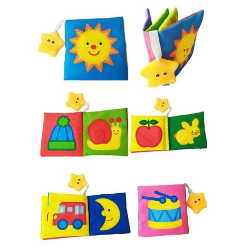 Livre En Tissu Lavable Pour Bébé, Dessin Animé De Fruits, Jouet De Bain, Papier Fort, Résistant Aux Déchirures, Souple, Apprentissage Pour Enfants, Montessori, Nouveauté 2020