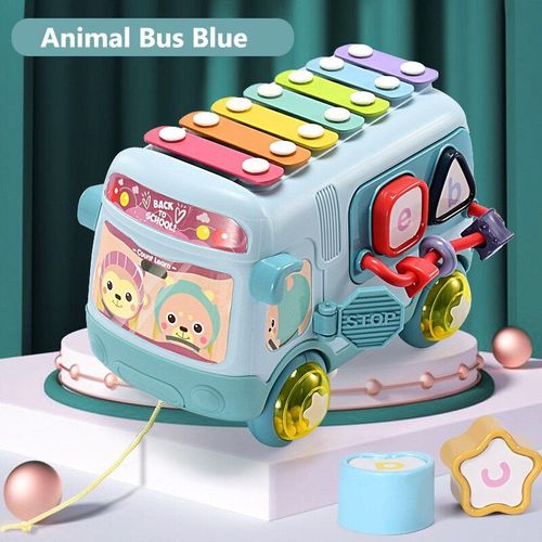 Instrument De Musique Xylophone Pour Bébé, Jouets Pour Enfants, Piano, Bus, Blocs De Perles, Illumination Montessori, Cadeau