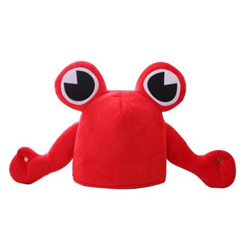 Chapeau En Peluche Avec Gros Yeux, Crabe, Chapeau, Accessoire Photo, Jouet Cosplay De Fête