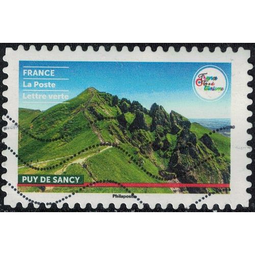 France 2021 Oblitéré Daté Used Terre De Tourisme Sites Naturels Puy De Sancy