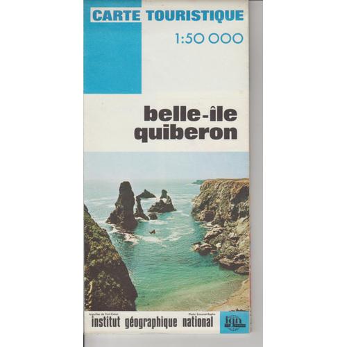 Carte Ign 1:50000 - Belle-Île Quiberon