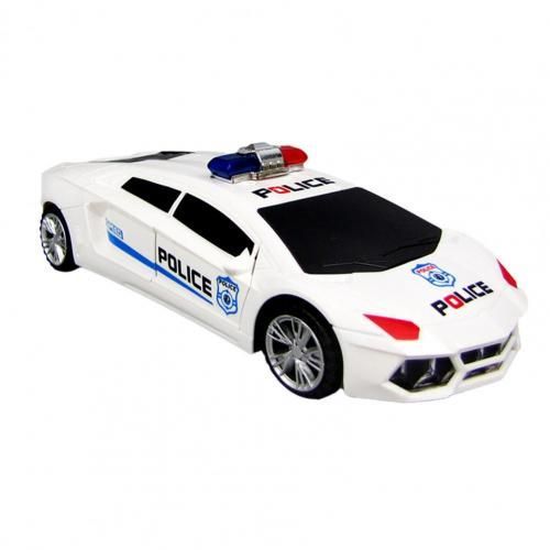 Voiture De Police Électrique Rotative À 360 Degrés, Jouet Avec Musique Légère, Cadeau Pour Enfant